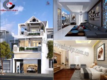 Mẫu thiết kế biệt thự phố anh Sơn