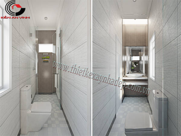 mẫu thiết kế biệt thự 2 tầng tỉnh bình dương phòng wc