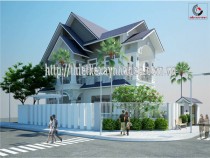 Mẫu thiết kế biệt thự 2 tầng tỉnh Vũng Tàu