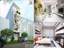 Thiết kế nhà phố 3 lầu quận Gò Vấp diện tích 4mx23m