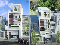 Mẫu thiết kế nhà ống 2 tầng huyện Bình Chánh