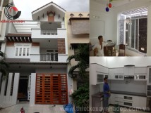 Thi công xây nhà phố 2 tầng