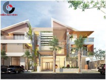 Thiết kế xây biệt thự anh Thành Gia Lai