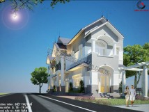 Thiết kế biệt thự phố 2 tầng quận Tân Bình