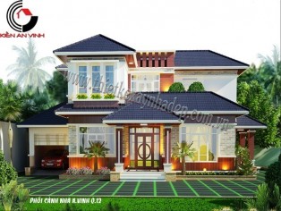 Thiết kế xây biệt thự vườn 1 tầng