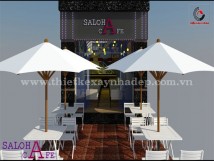 Thiết kế quán cafe diện tích nhỏ