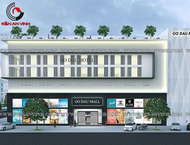 Mẫu thiết kế showroom Gò Dầu Mall đẹp hiện đại 2018