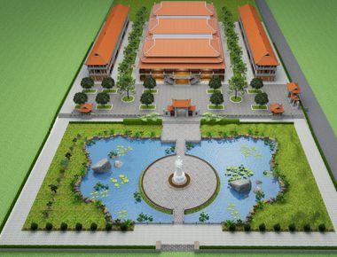 Tư vấn thiết kế đình chùa trang nghiêm ở Bình Phước