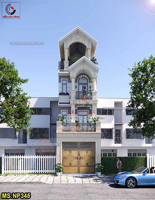 Thiết kế nhà 3 tầng mái Thái đẹp lộng…