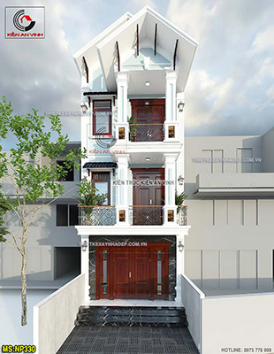 Mẫu nhà 3 tầng mái thái đẹp - Thiết kế…