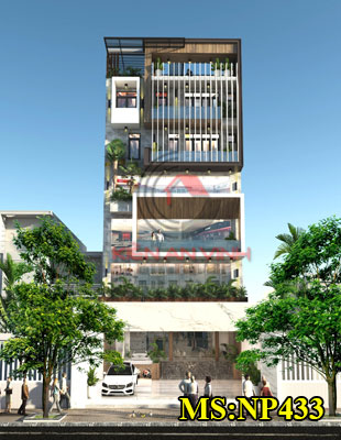 Nhà 6 tầng 11x16m 2 mặt tiền hiện đại tại Gò Vấp