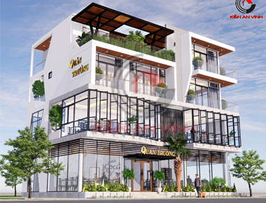 Bản thiết kế mẫu nhà hàng hiện đại đẹp phí rẻ tại Nha Trang