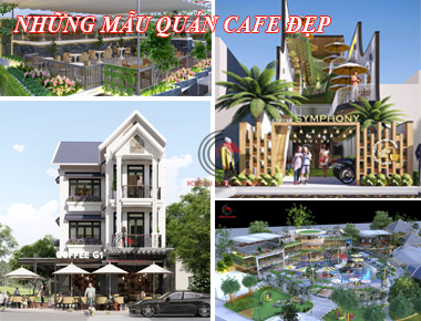 Những mẫu quán cafe đẹp vườn ngoài trời, bình dân, cao cấp…