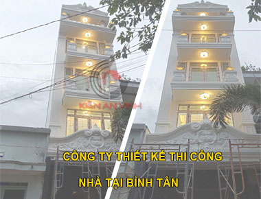 Công ty thiết kế thi công nhà đẹp tại Bình Tân