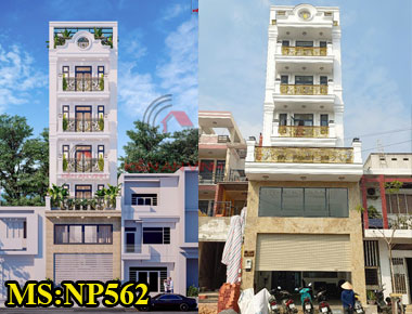 Hình ảnh thi công nhà 5 tầng 6x13m tân cổ…