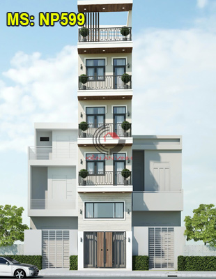 Thiết kế nhà 4 tầng có thang máy hiện đại có hầm xe 4x11m