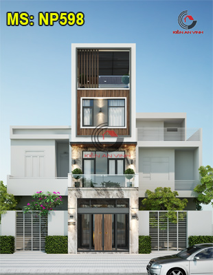 Mẫu nhà 4x19m có thang máy hiện đại - 3…