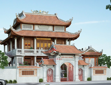 Mẫu bản vẽ thiết kế chùa miếu đẹp…