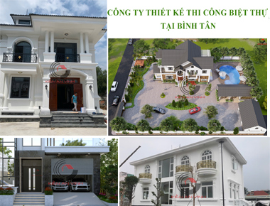 Công ty thiết kế thi công biệt thự tại Bình Tân giá bình dân