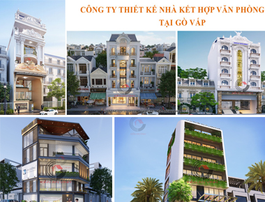 Công ty thiết kế nhà kết hợp văn phòng đẹp tại Gò Vấp (cũ)