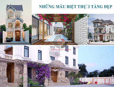 Những mẫu biệt thự 3 tầng đẹp đa dạng phong cách