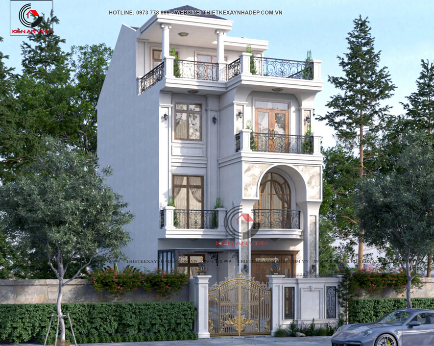 nhà 1 cửa chính 1 cửa phụ