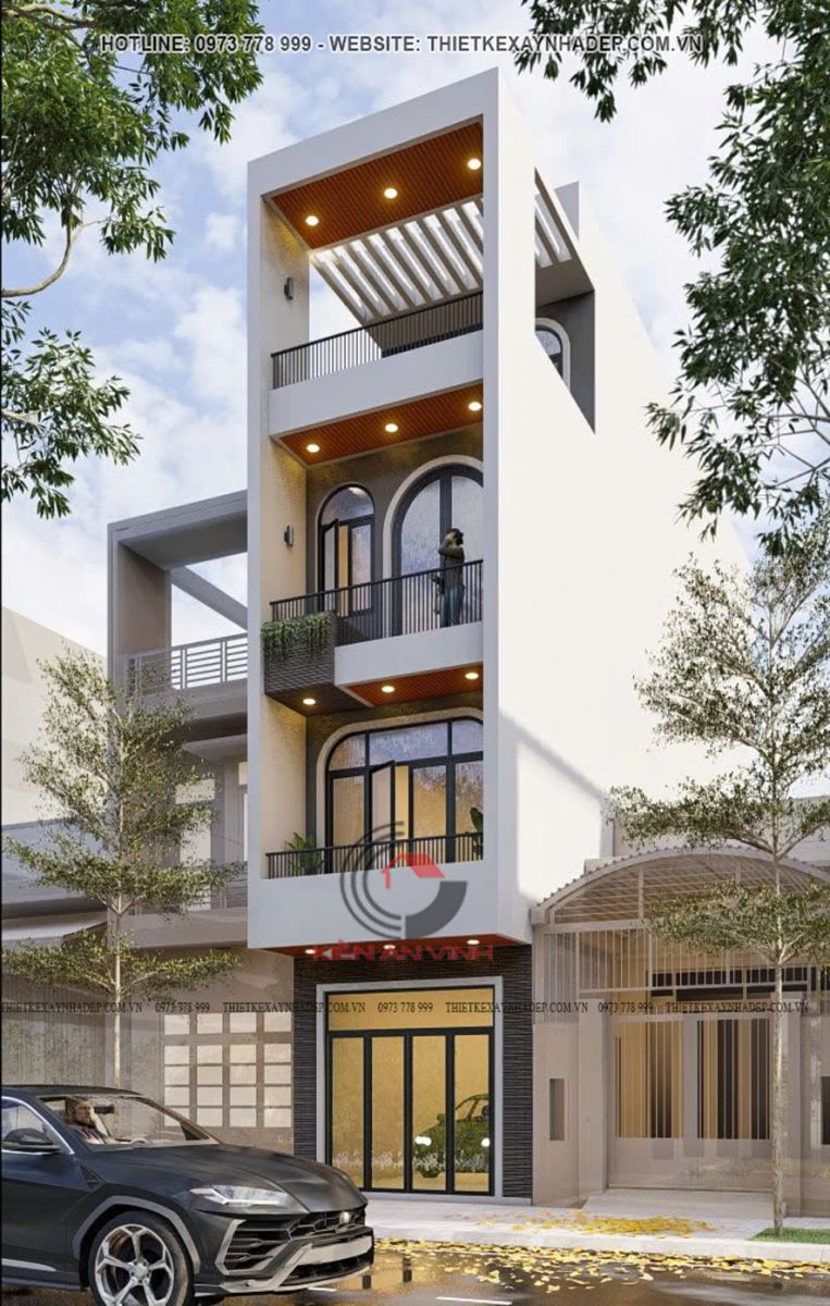nhà 1 cửa chính 1 cửa phụ