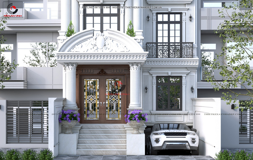 nhà 1 cửa chính 1 cửa phụ