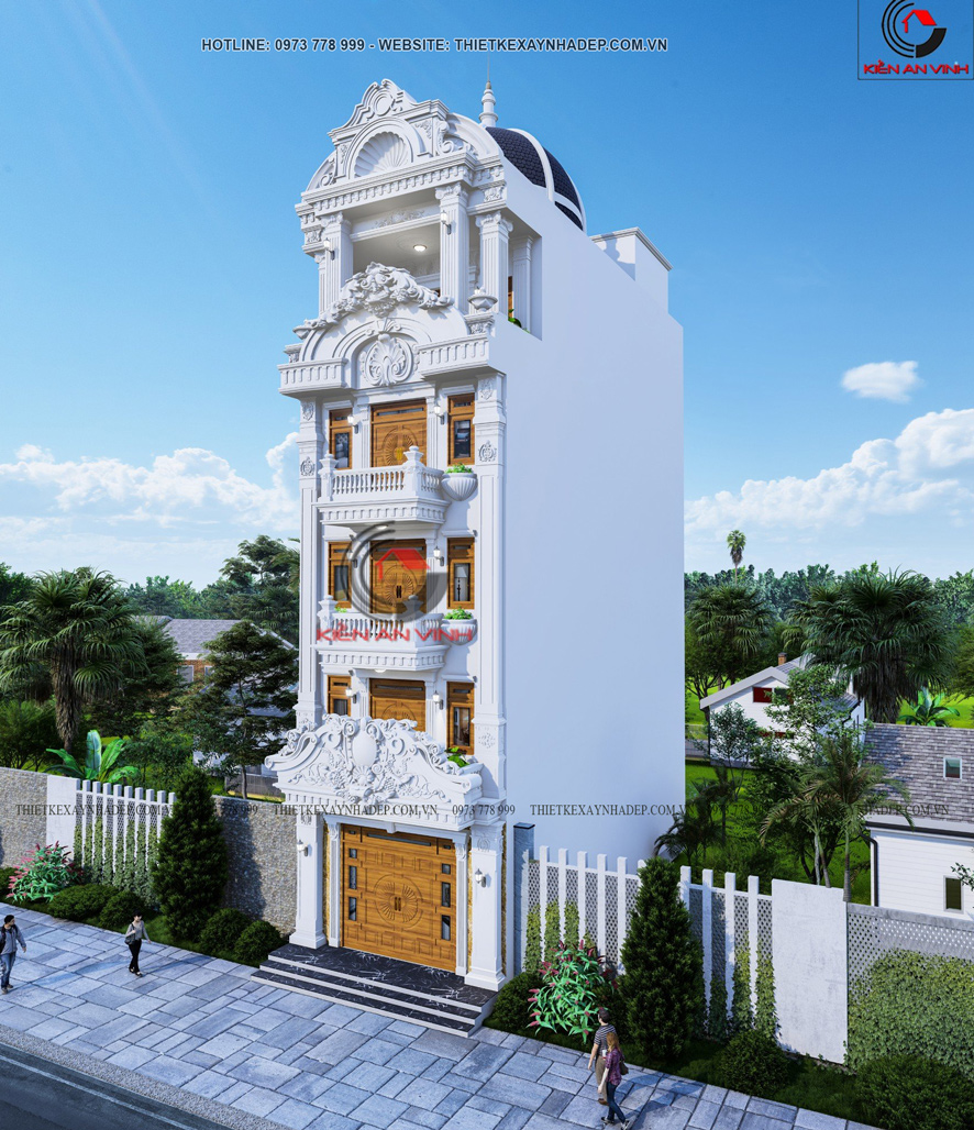 nhà 1 cửa chính 1 cửa phụ