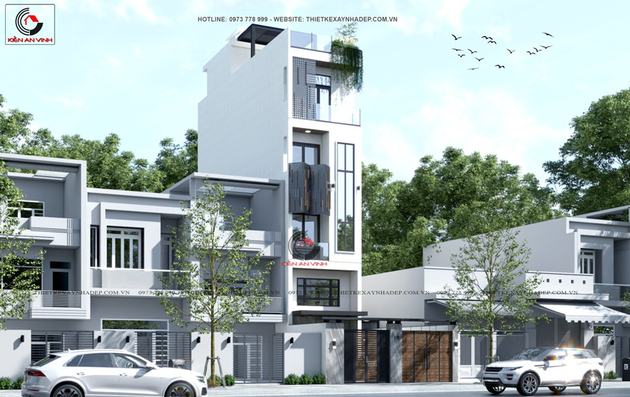 nhà 1 cửa chính 1 cửa phụ