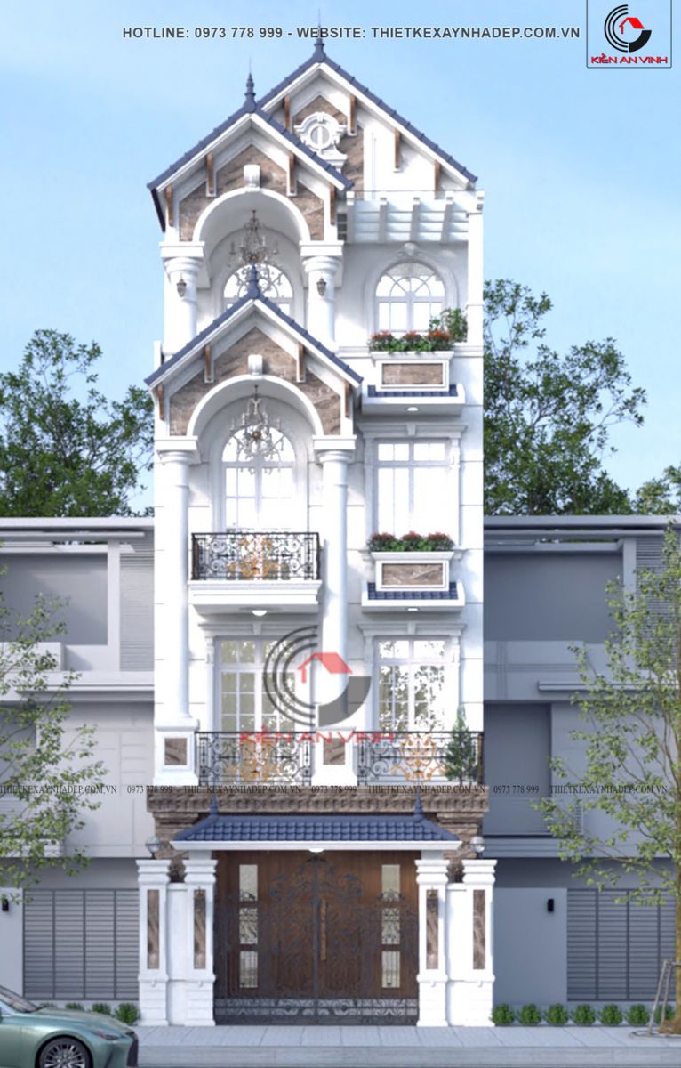 nhà 1 cửa chính 1 cửa phụ