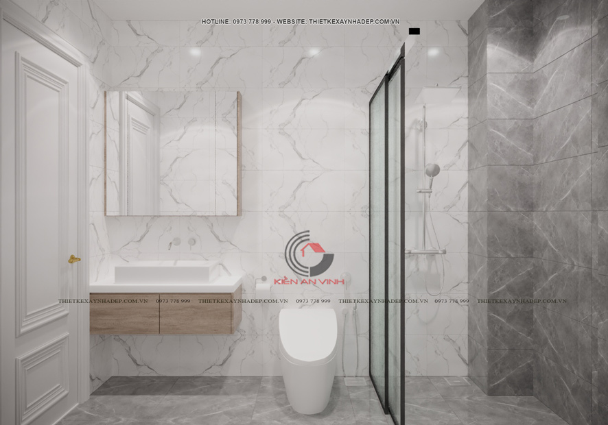 mẫu nhà 2 mặt tiền kết hợp kinh  doanh