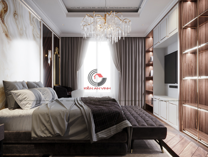 nhà 3 tầng tân cổ điển