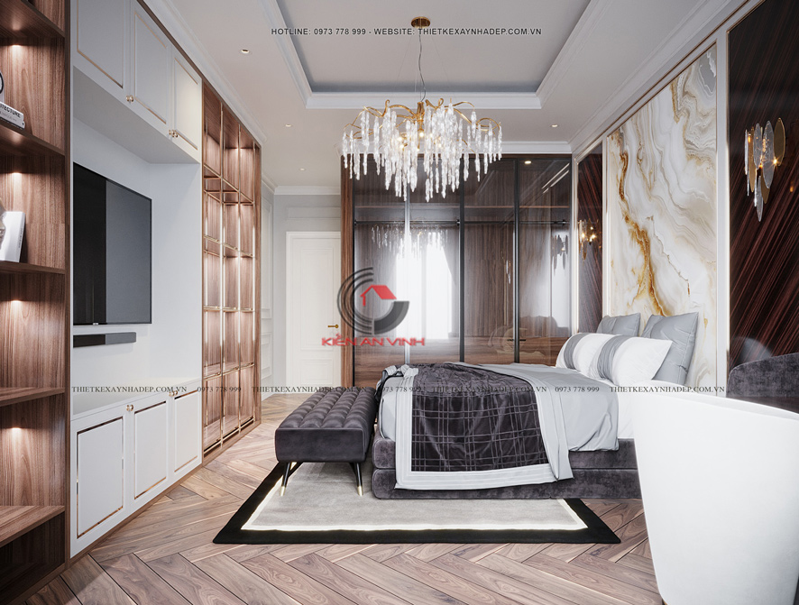 nhà 3 tầng tân cổ điển