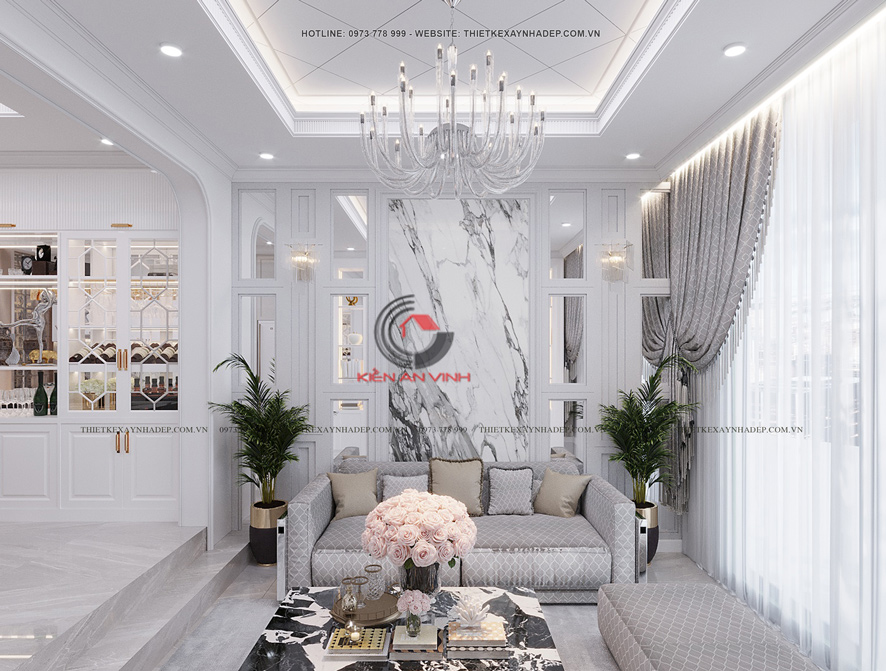 nhà 3 tầng tân cổ điển