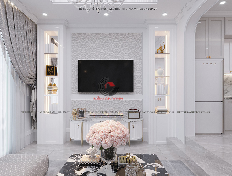 nhà 3 tầng tân cổ điển