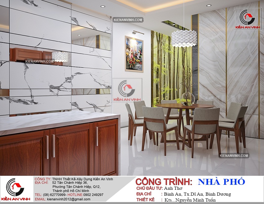noi that nha pho 2 tang hien dai