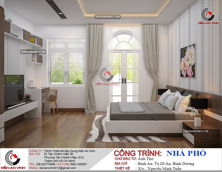 noi that nha pho 2 tang hien dai