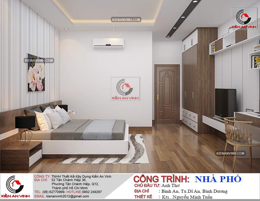 noi that nha pho 2 tang hien dai