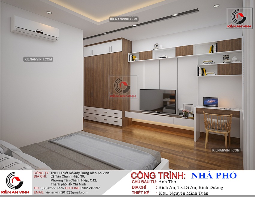 noi that nha pho 2 tang hien dai
