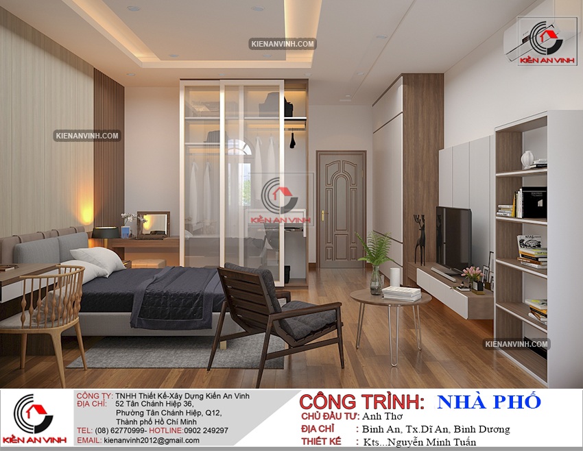 noi that nha pho 2 tang hien dai