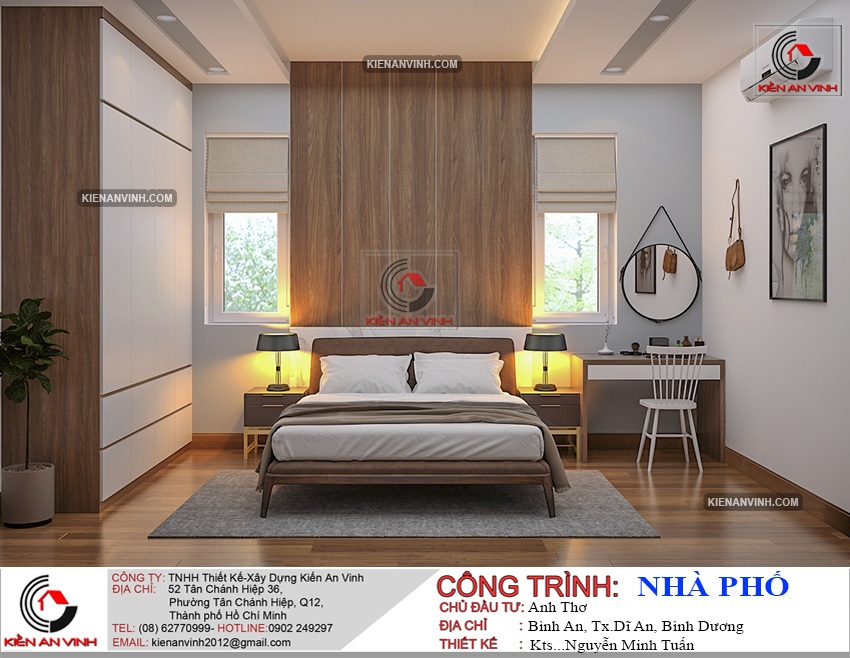 noi that nha pho 2 tang hien dai