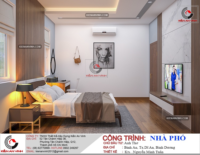 noi that nha pho 2 tang hien dai