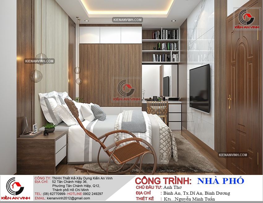 noi that nha pho 2 tang hien dai