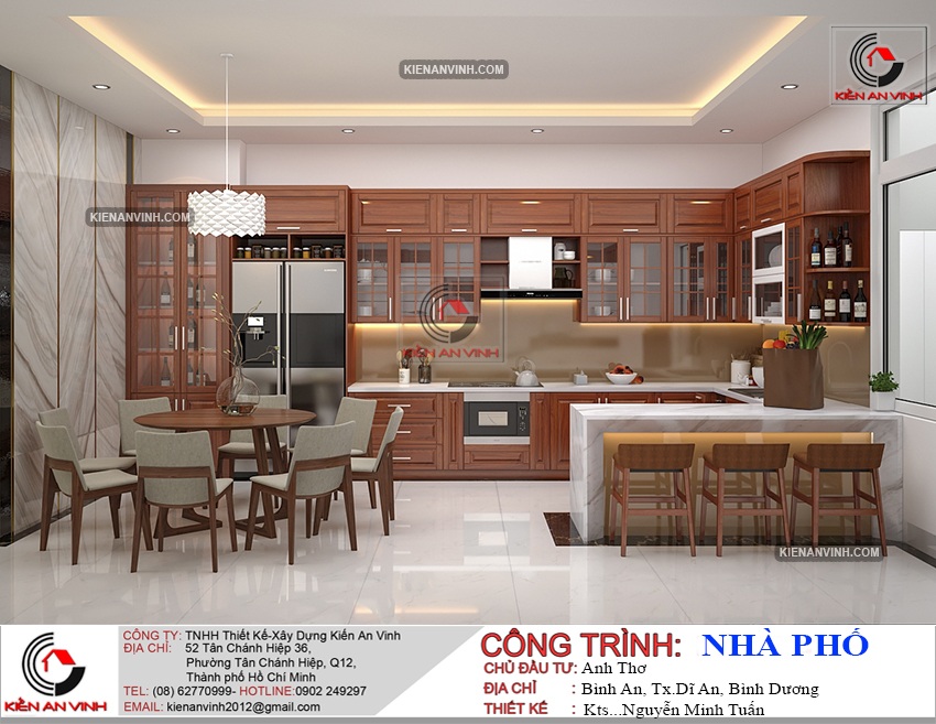 noi that nha pho 2 tang hien dai