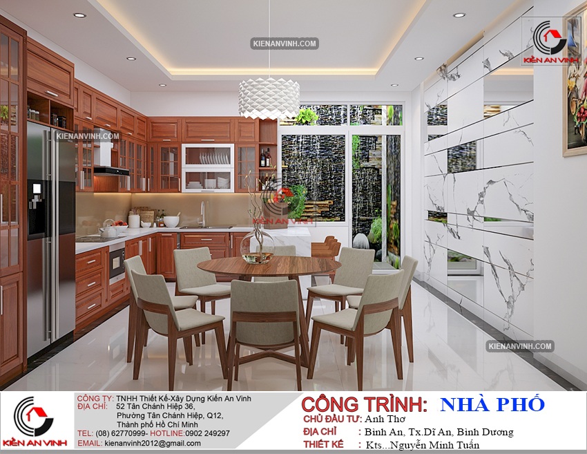 noi that nha pho 2 tang hien dai